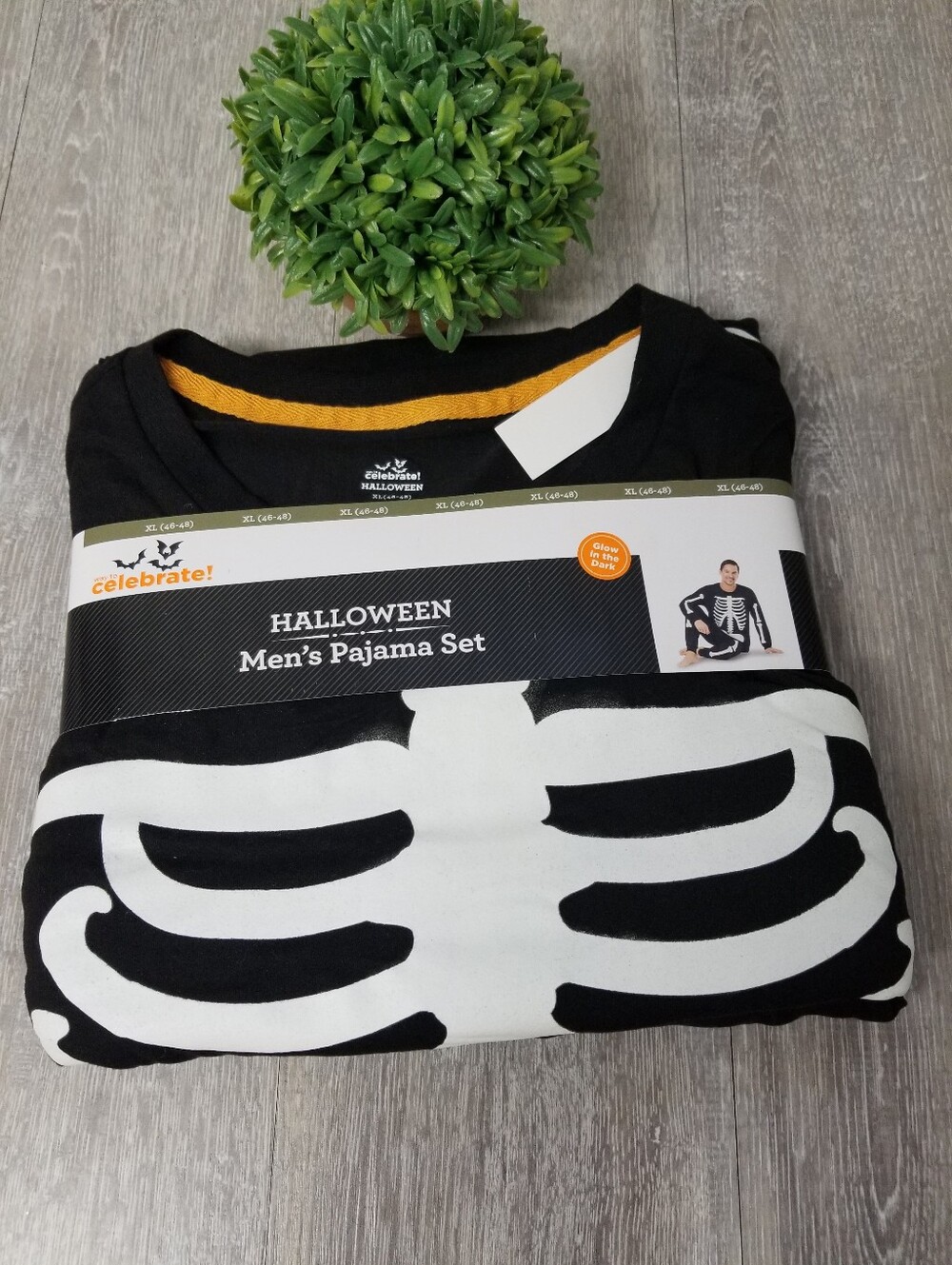 Glow In The Dark Skeleton Pajama Set